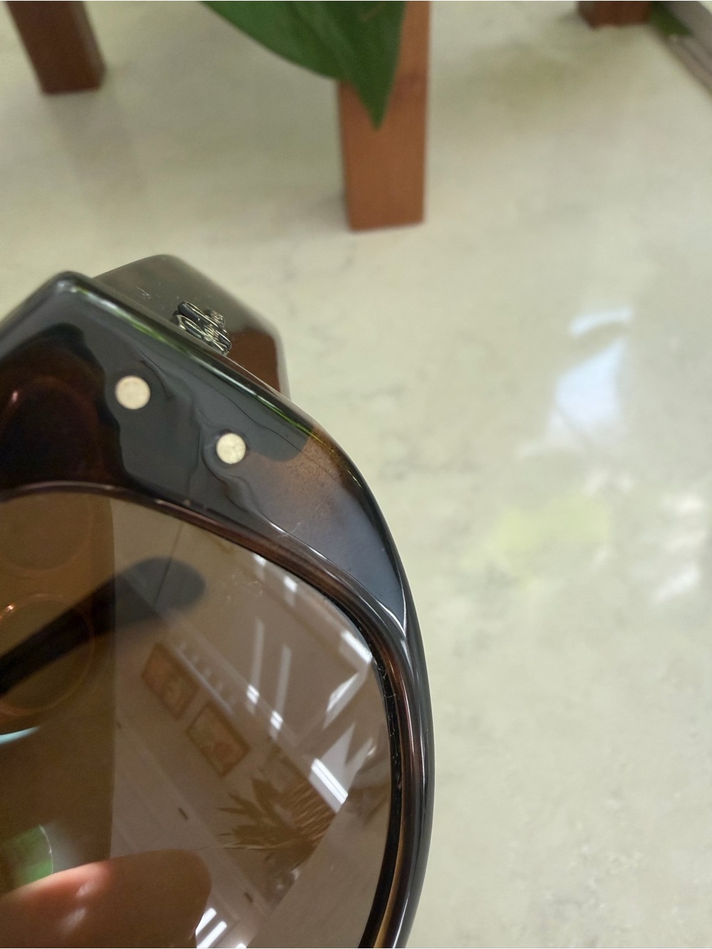 Ray-Ban Women's Tortoiseshell Cat-Eye Sunglasses with Brown Lenses - Picture 4 of 5